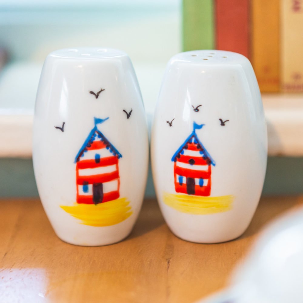 Beach Hut Salt and Pepper Shakers